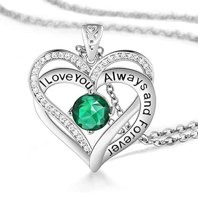 GEMLOVE™ - Birthstone Necklace Jewelry 24 Style 