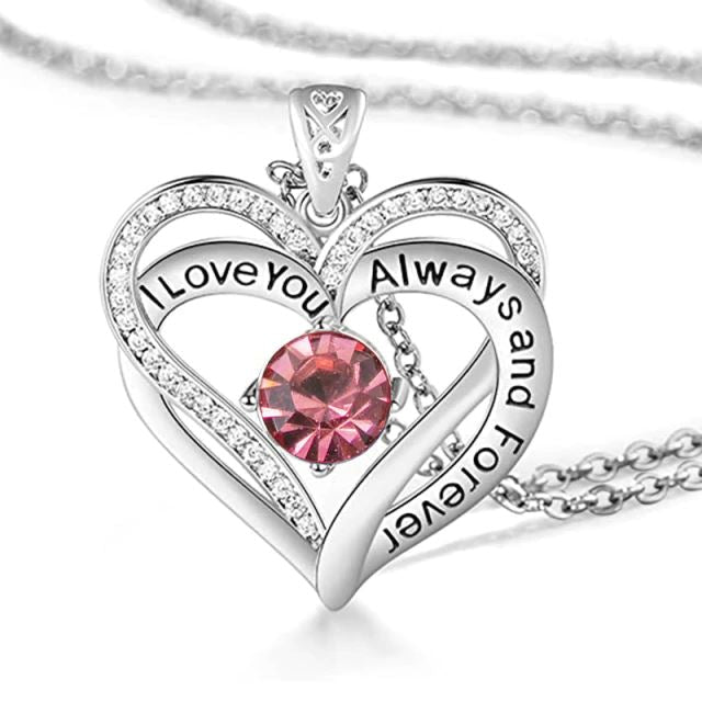 GEMLOVE™ - Birthstone Necklace Jewelry 24 Style 