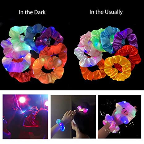 GLOW SCRUNCHIE™ - Glada LED glödande hårband