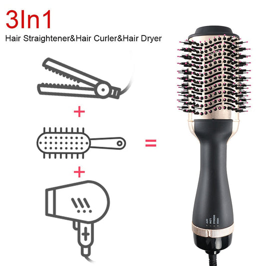 LISAPRO Professional Gold One Step Hair Dryer Brush hidbeauty 