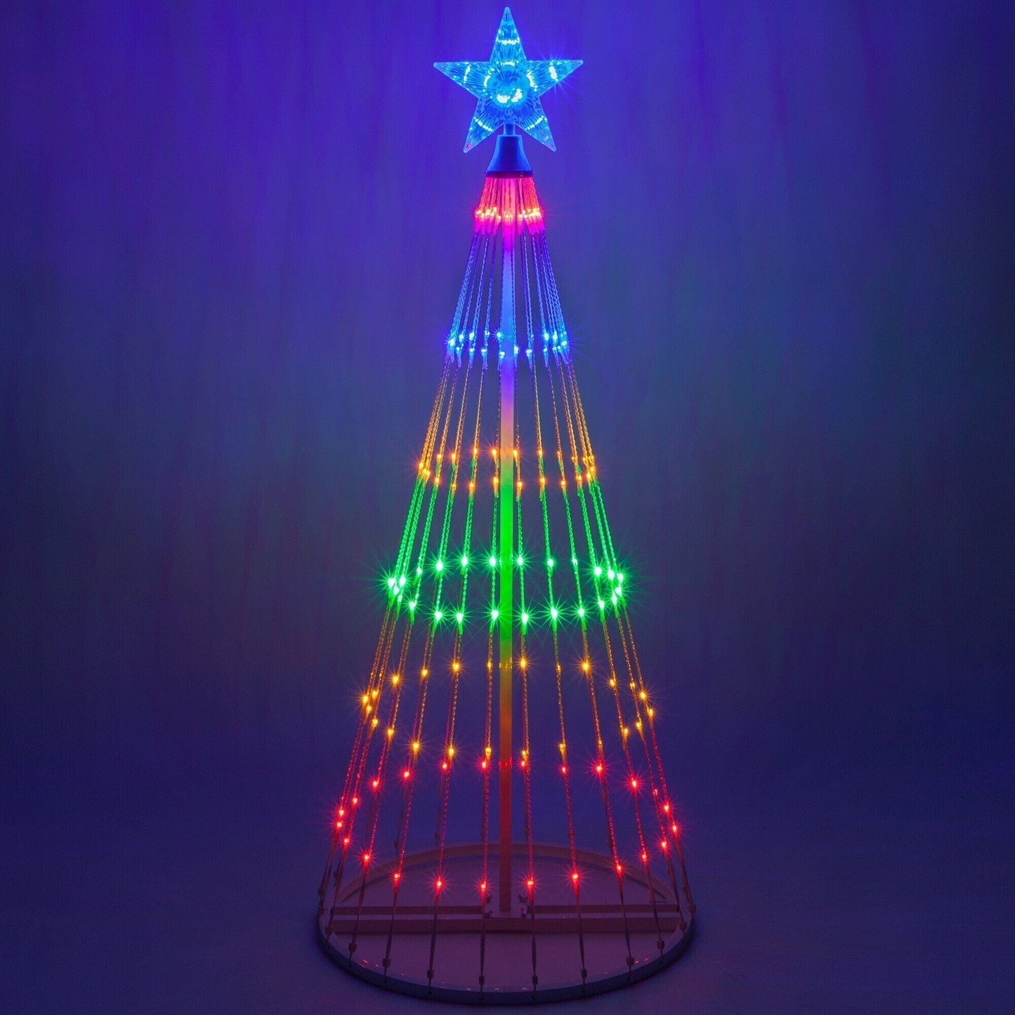 LED Lichtshow Weihnachtsbaum Holiday Benlukas 