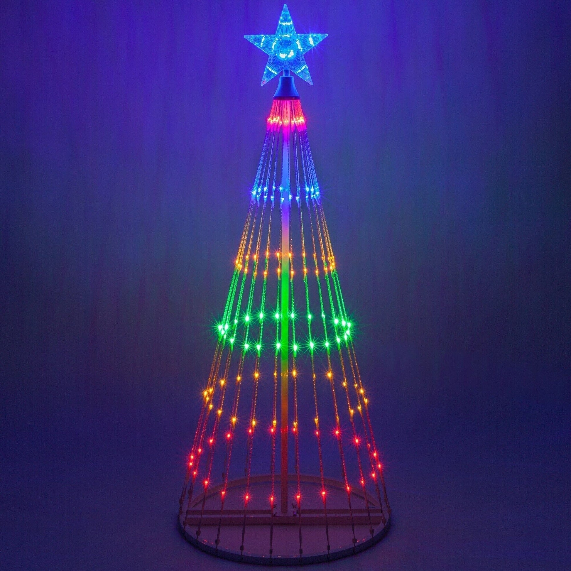 LED Lichtshow Weihnachtsbaum Holiday Benlukas 