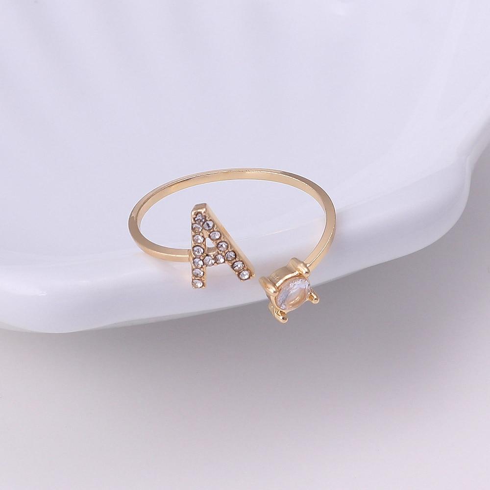 Buchstaben Ring Stanbarry A 14K Gold 