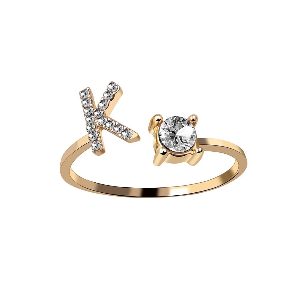 Buchstaben Ring Stanbarry K 14K Gold 