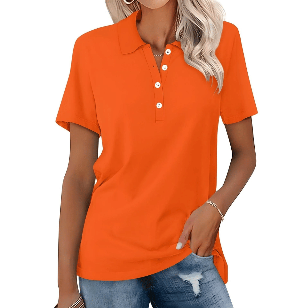 Piké för dam – avslappnad och andningsbar topp med elegant stil - Image 7