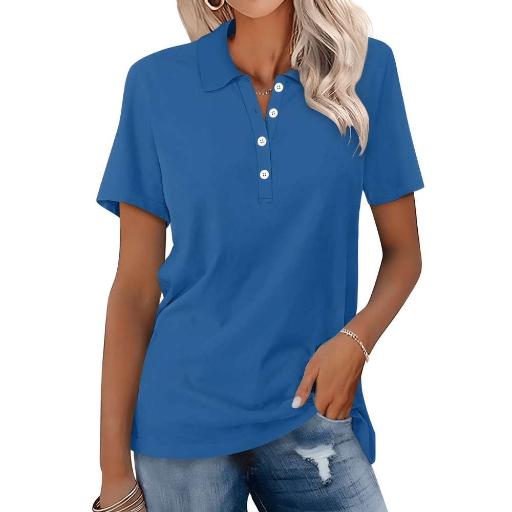 Piké för dam – avslappnad och andningsbar topp med elegant stil